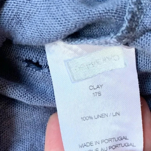 Revolve IRO Clay Distressed Tee T-Shirt Blue Grey short sleeve crew neck Size XS - Picture 11 of 13